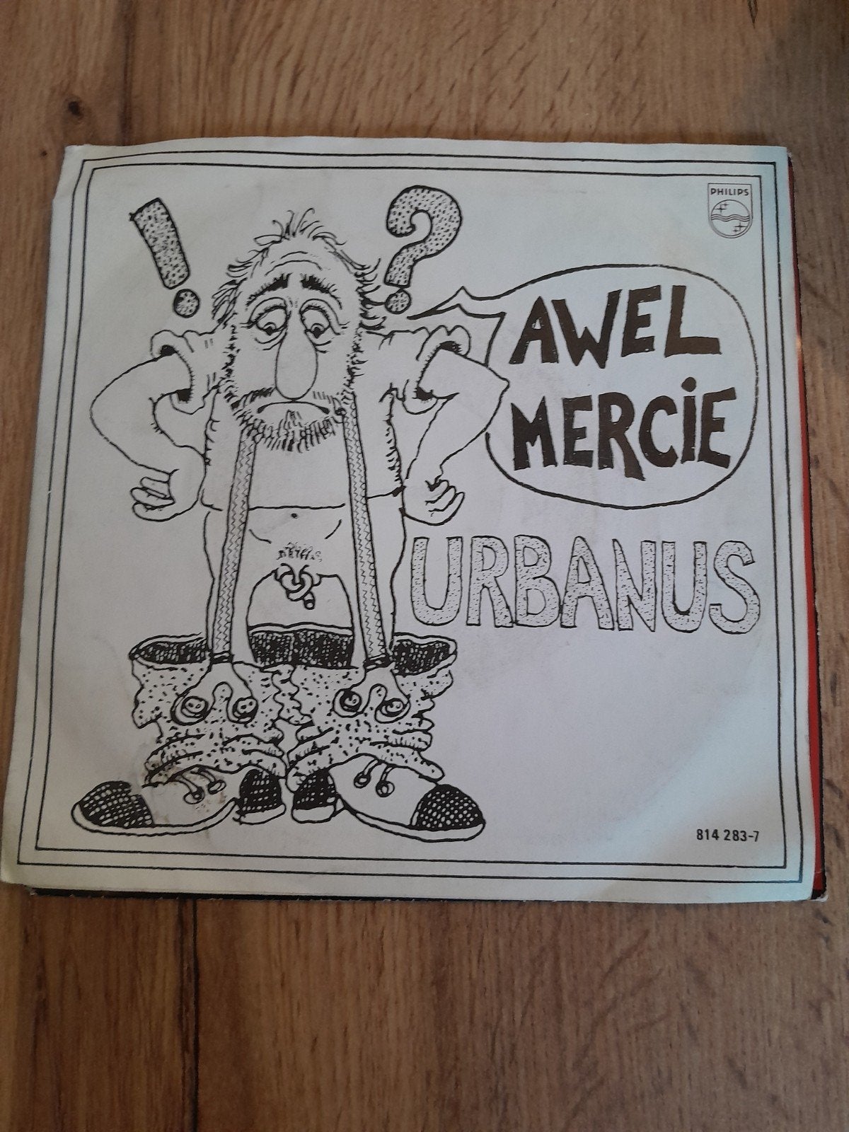 Urbanus 7inch awel mercie, Ophalen of Verzenden, Zo goed als nieuw, Overige formaten, Levenslied of Smartlap