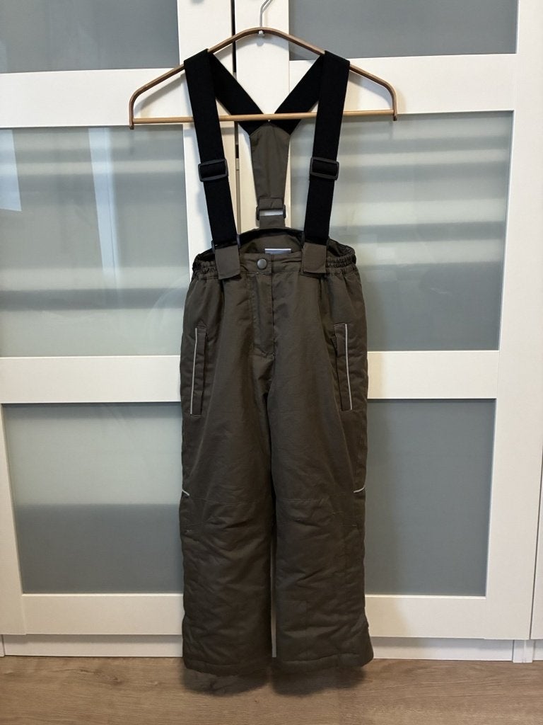 Kik skibroek maat 104-110 met bretels, Broek, Gebruikt, Jongen of Meisje, Ophalen of Verzenden