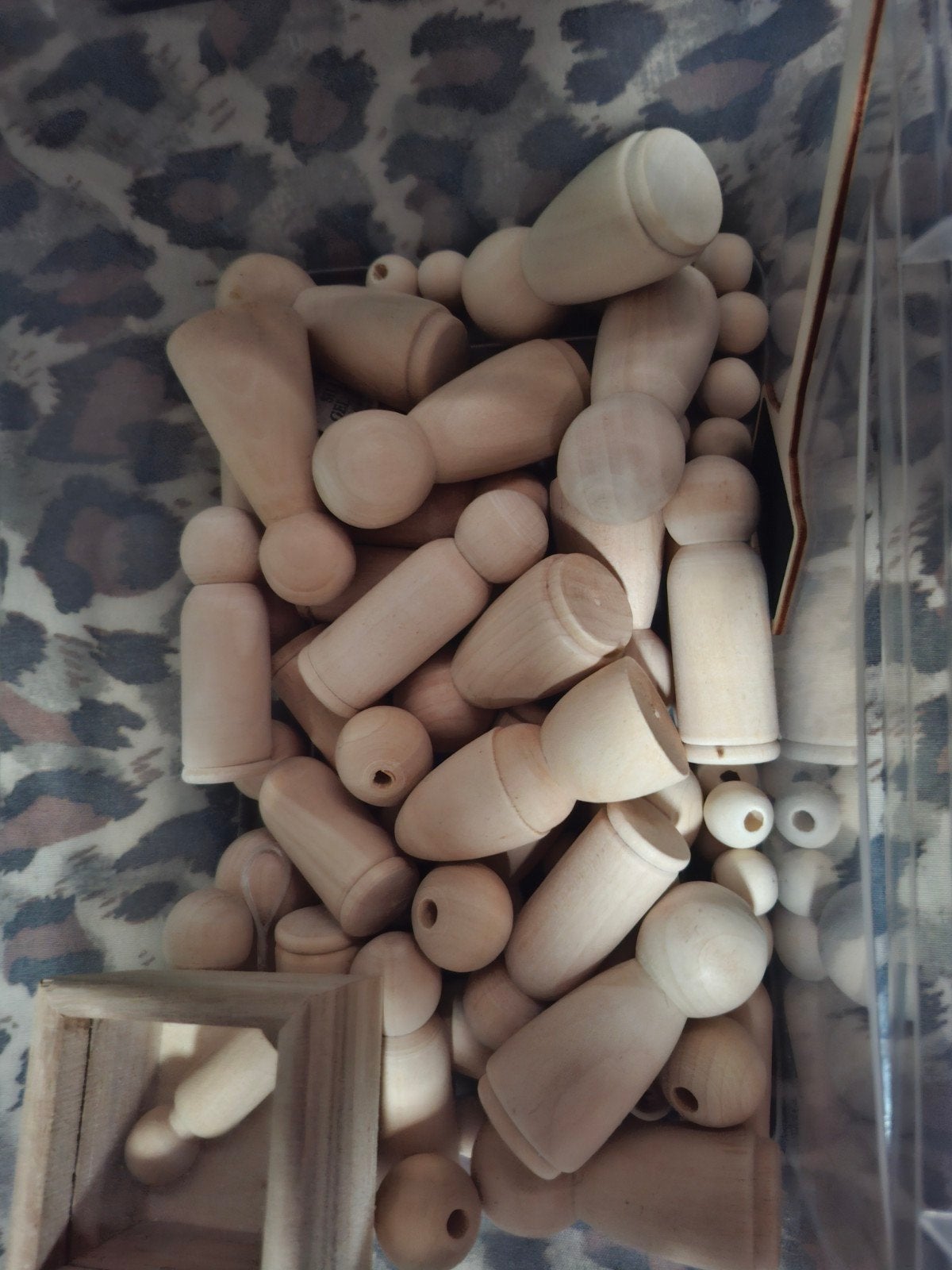 houten poppetjes, kralen, Hobby en Vrije tijd, Ophalen of Verzenden