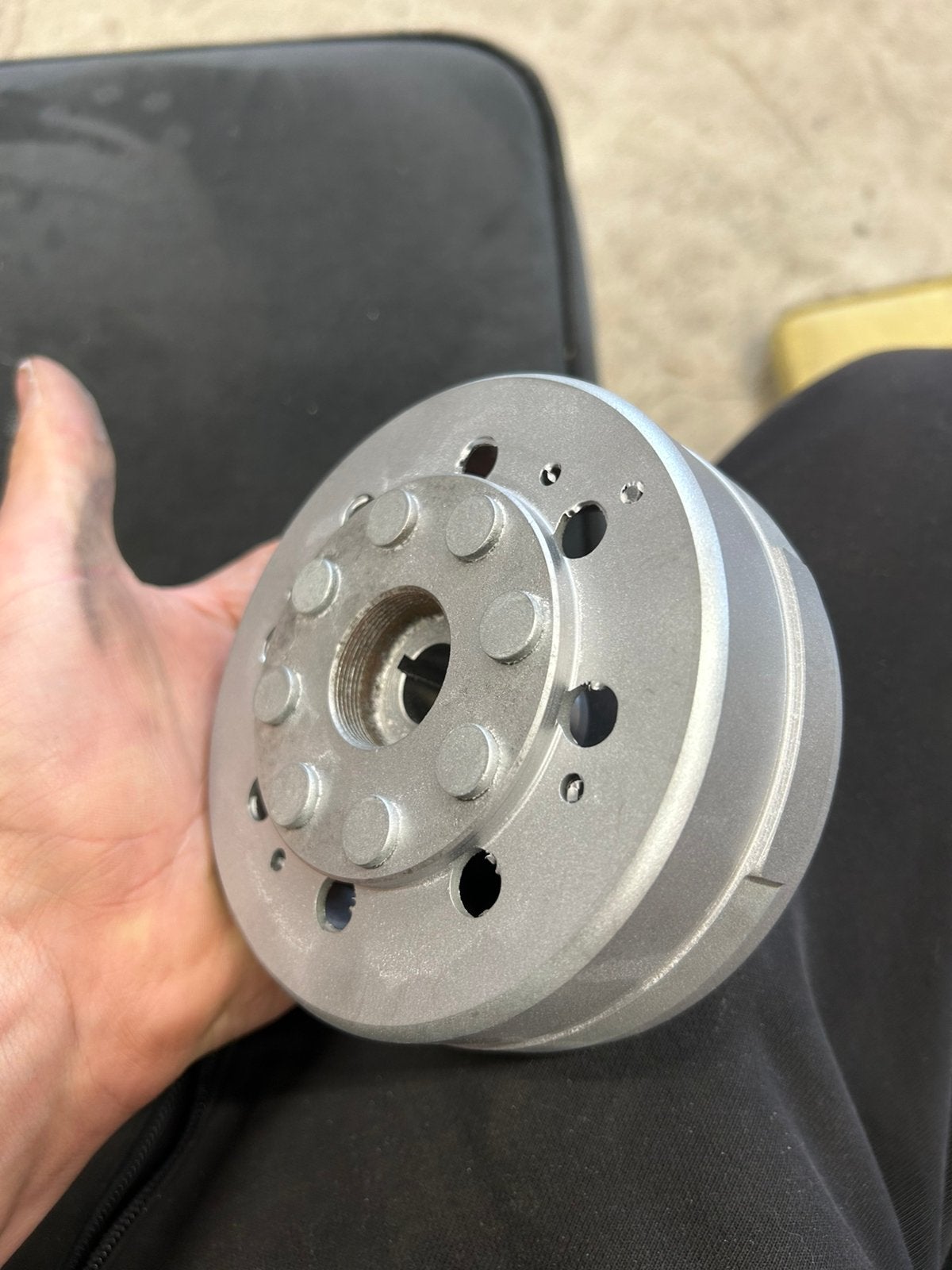 9. Afgedraaid LC vliegwiel piaggio 125-180, Motoren, Tuning en Styling, Ophalen of Verzenden