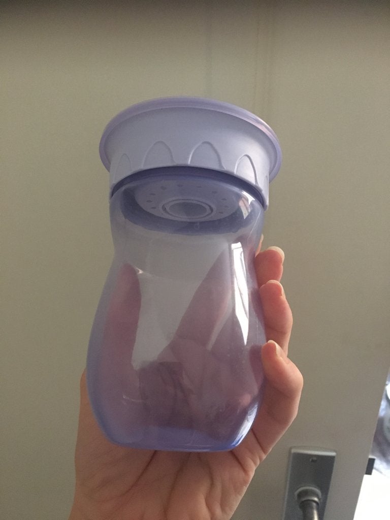 Anti lek drinkbeker kinderen, Ophalen of Verzenden, Zo goed als nieuw, Drinkbeker