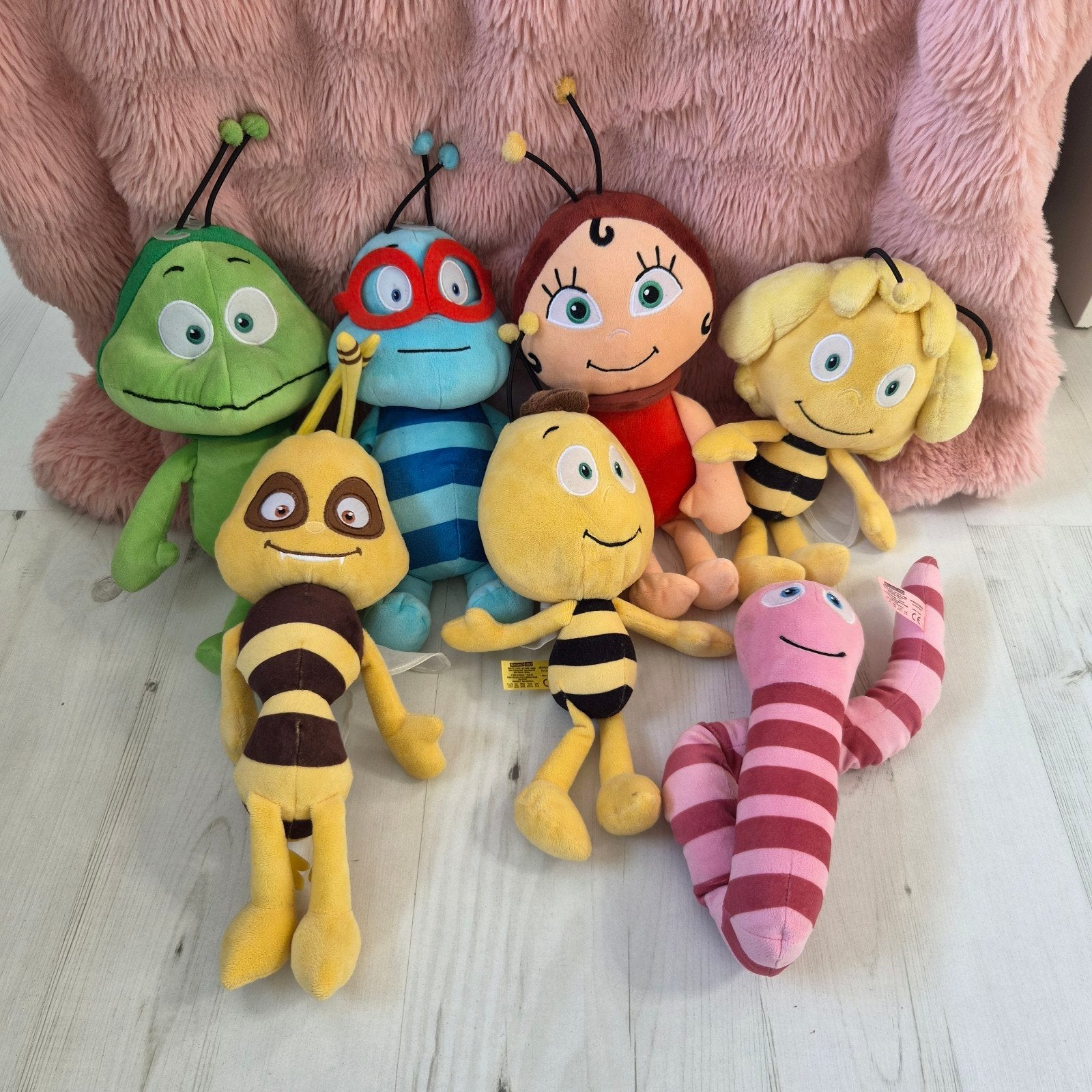 Studio 100 Maya de Bij knuffels x7, Overige merken, Overige karakters, Overige typen, Ophalen of Verzenden