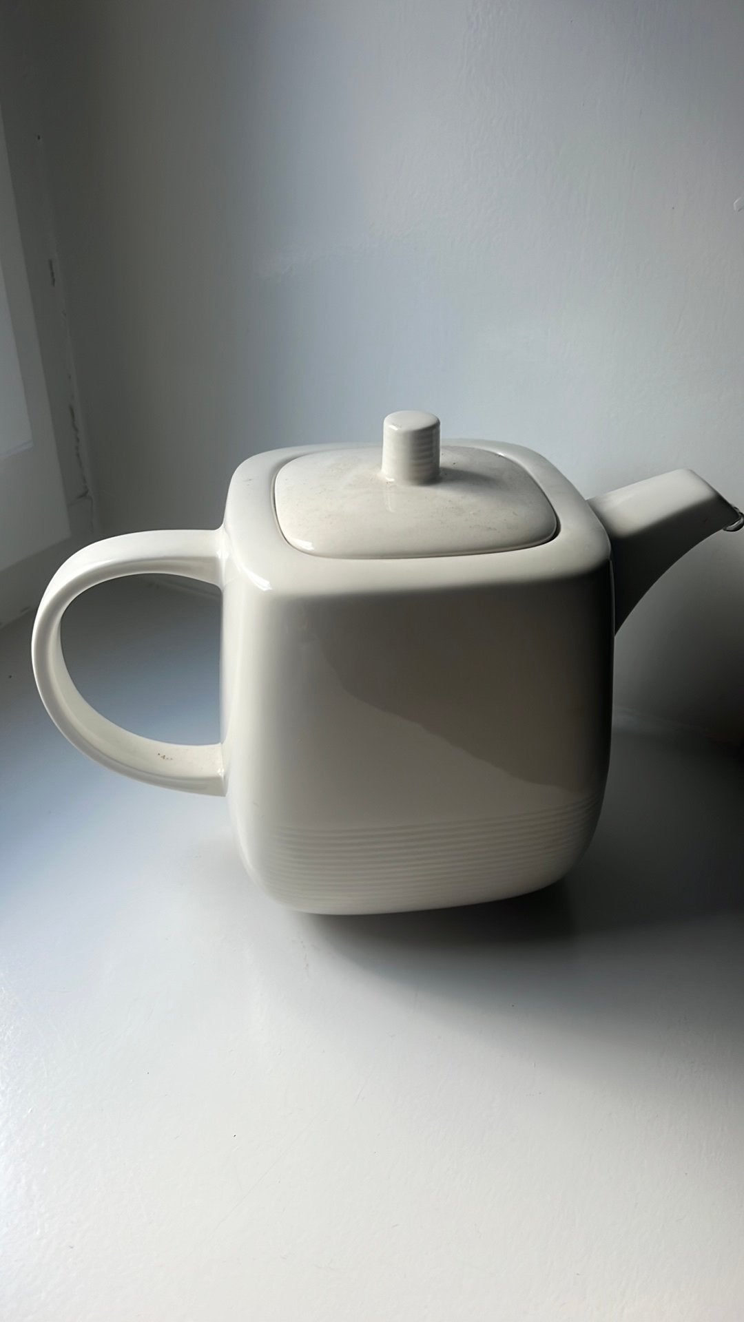 Thee koffie pot New Linnen, past bij New York se, Gebruikt, Overige merken, Keramiek, Ophalen of Verzenden