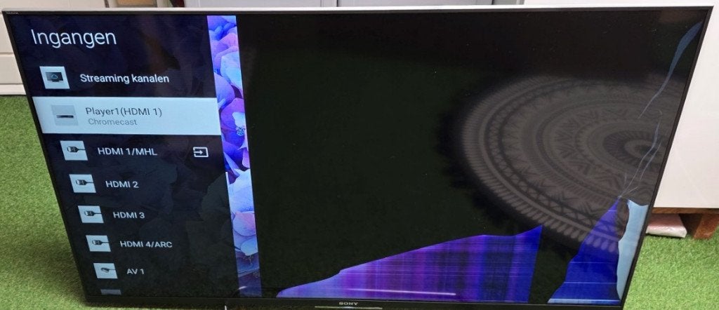 Sony KDL-50W805C Smart TV Scherm Defect, Ophalen