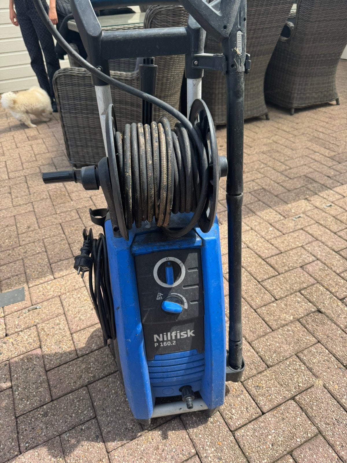 Nilfisk hoge druk reiniger, Tuin en Terras, Hogedrukreinigers, Ophalen, Zo goed als nieuw, Elektrisch
