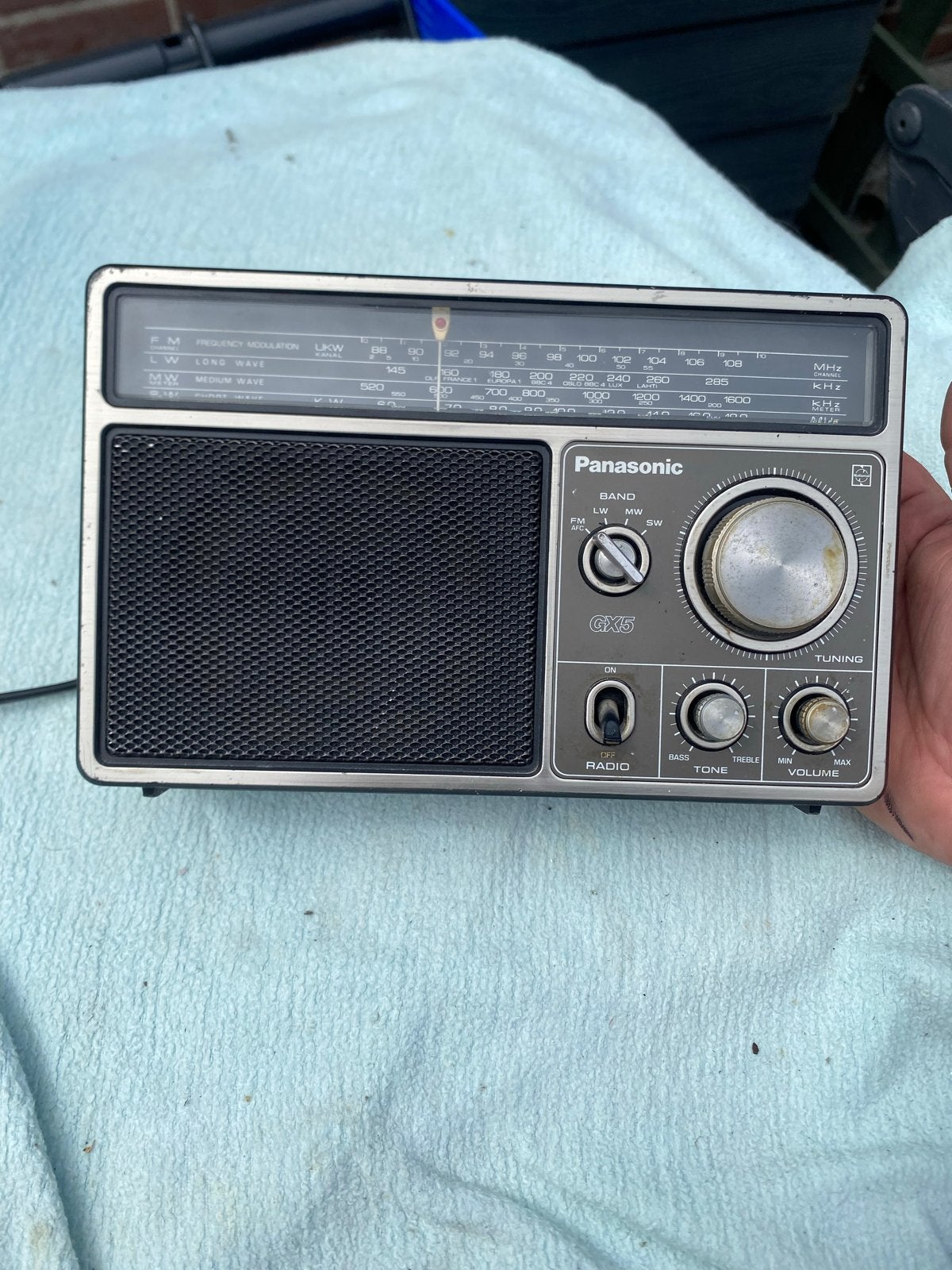 Vintage Panasonic RF-1105DLBS Radio, Audio, Tv en Foto, Radio's, Ophalen of Verzenden, Gebruikt, Transistorradio