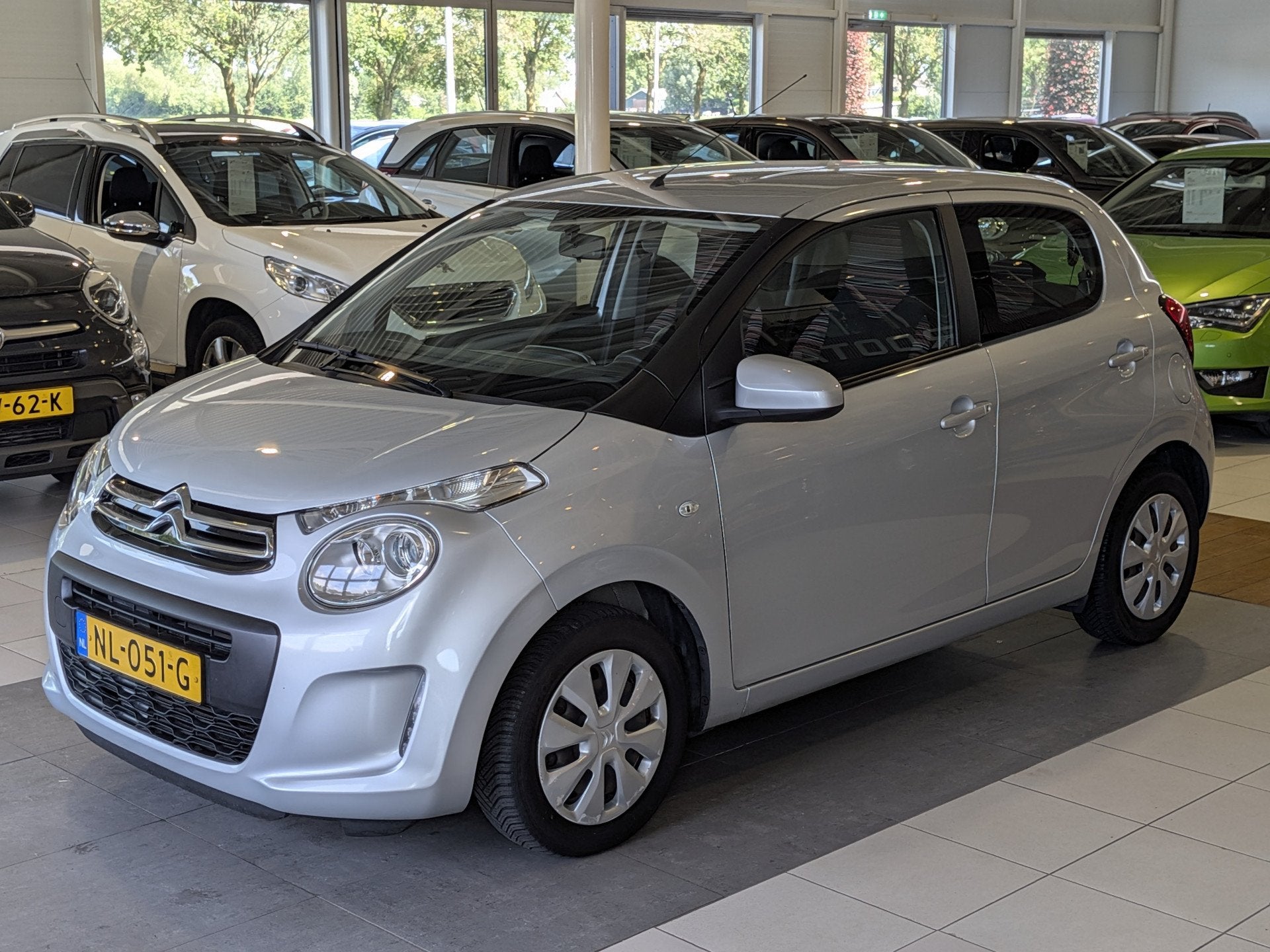 Citroën C1 1.0 e-VTi Selection Airco, Stuurbekrachtiging, Voorwielaandrijving, Stof, Gebruikt, Euro 6