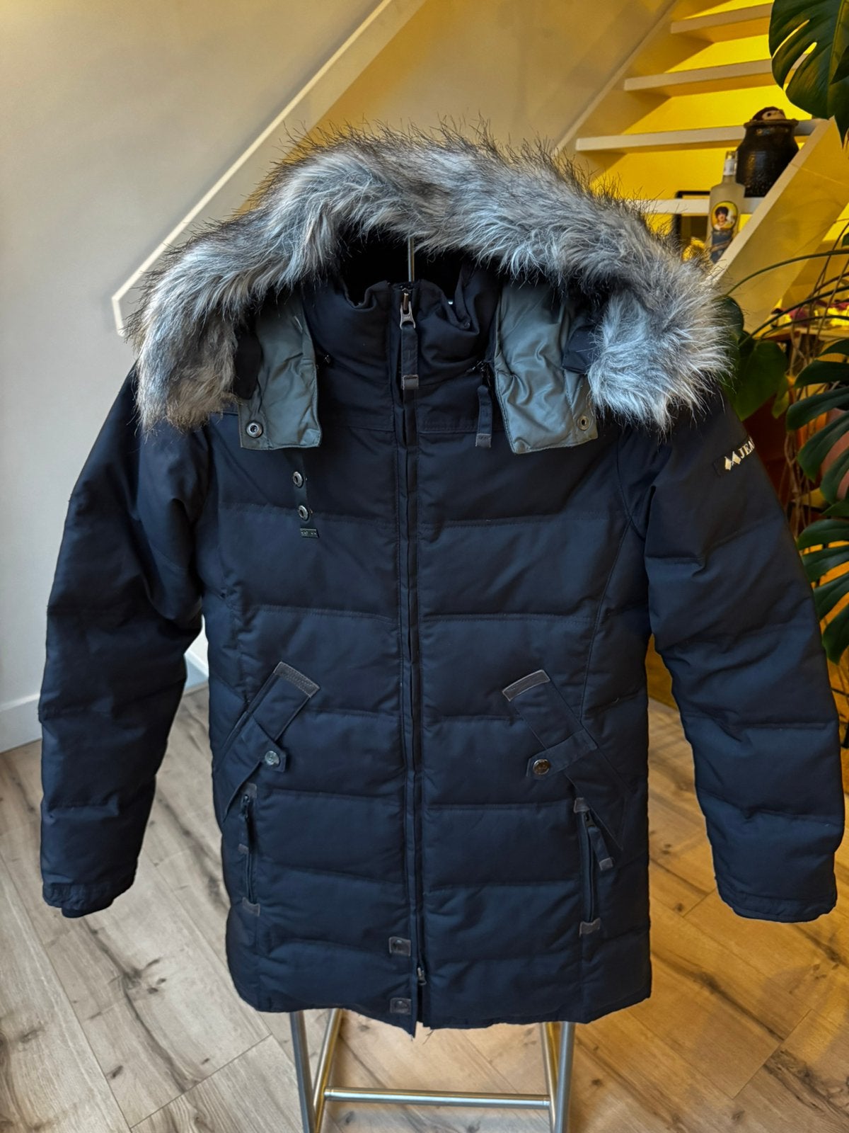 Winter Jacket by Jean Paul Norway/ Navy Blue, Kleding | Dames, Ophalen of Verzenden, Zo goed als nieuw, Maat 38/40 (M), Blauw
