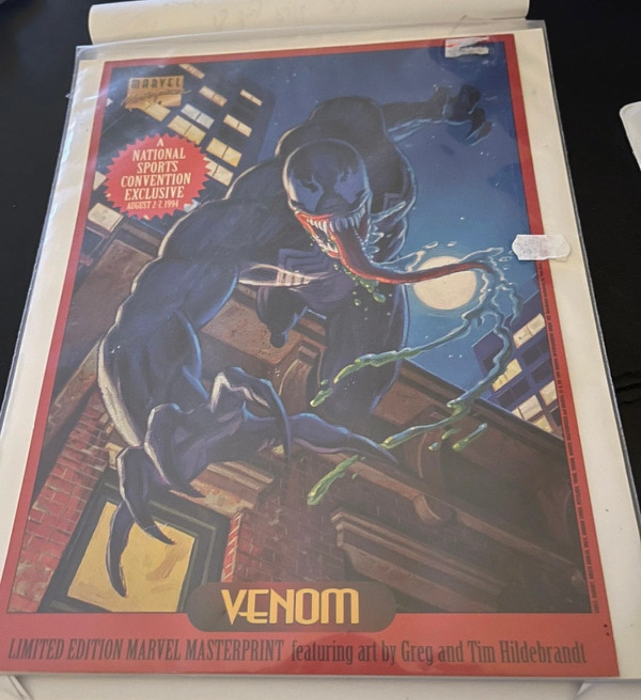 Marvel Masterpieces VENOM promo 1994, Ophalen of Verzenden, Zo goed als nieuw