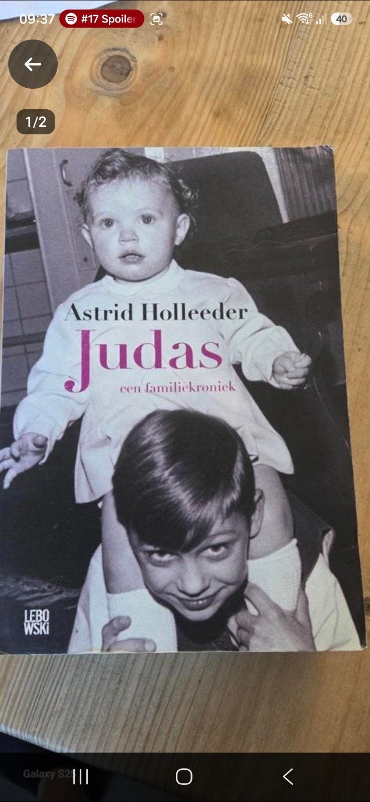 Judas: Een familiekroniek - Astrid Holleeder, Ophalen of Verzenden, Zo goed als nieuw, Astrid Holleeder, Overige
