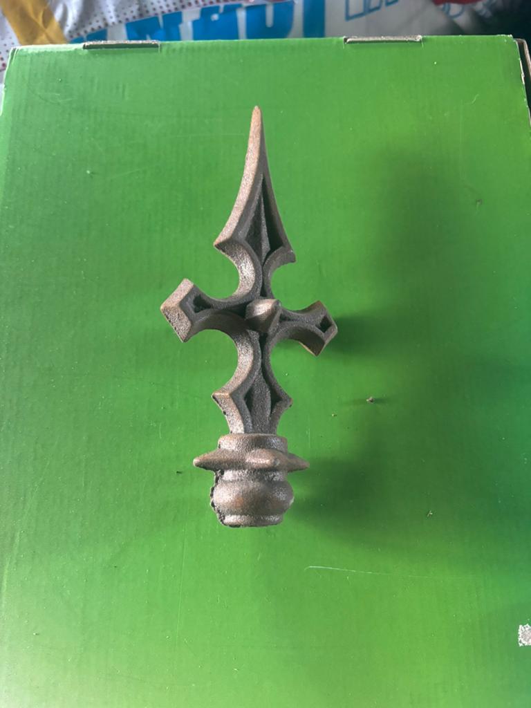 Te koop lanspunt, Tuin en Terras, Tuinhekken en Hekwerk, Ophalen, Zo goed als nieuw, IJzer, Tuinhek