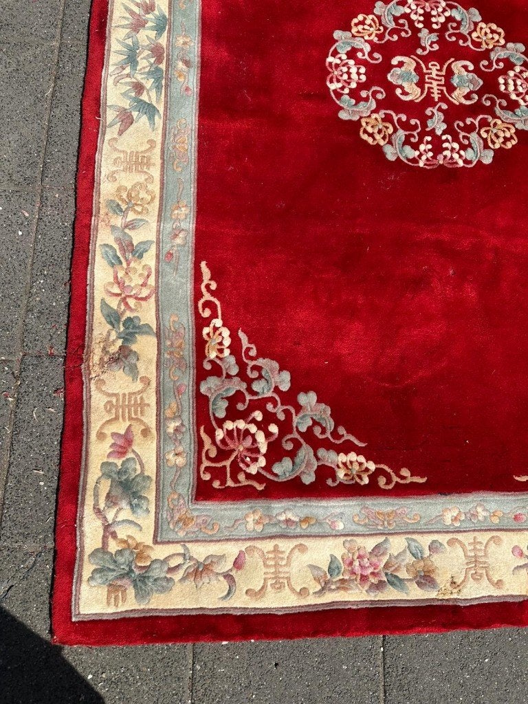 Elegant Chinees tapijt – 265 x 180 cm – rustgevend design, Gebruikt, 200 cm of meer, Ophalen of Verzenden, NA