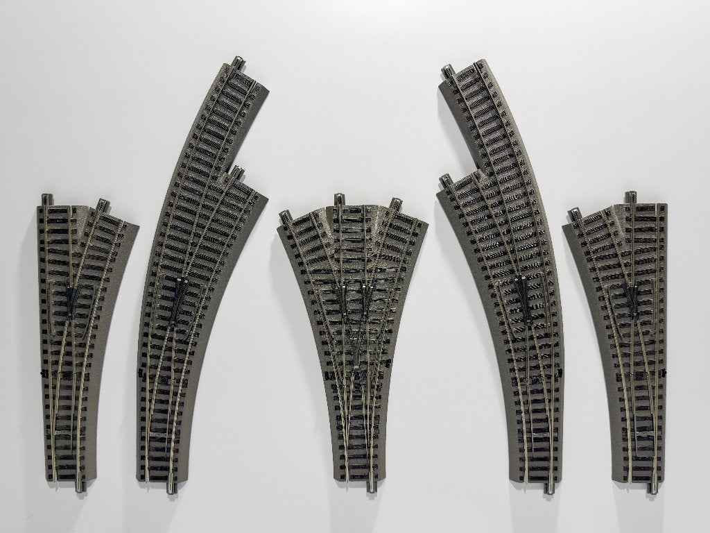 ROCO: Geoline diverse wissels (handmatig) voor H0-spoor, Ophalen, Gebruikt, Gelijkstroom, Rails