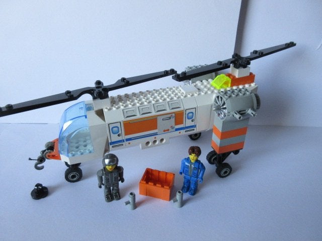 4618 Lego Jack Stone Vrachthelikopter., Kinderen en Baby's, Speelgoed | Duplo en Lego, Ophalen of Verzenden, Zo goed als nieuw