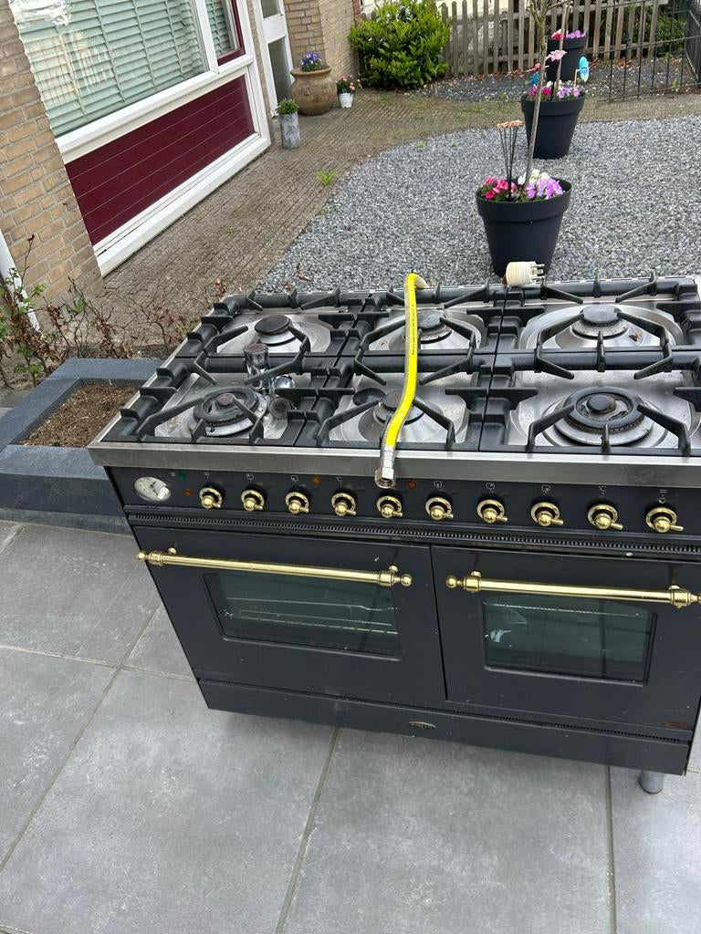 Boretti gasfornuis., 60 cm of meer, Ophalen of Verzenden, Zo goed als nieuw, Gas