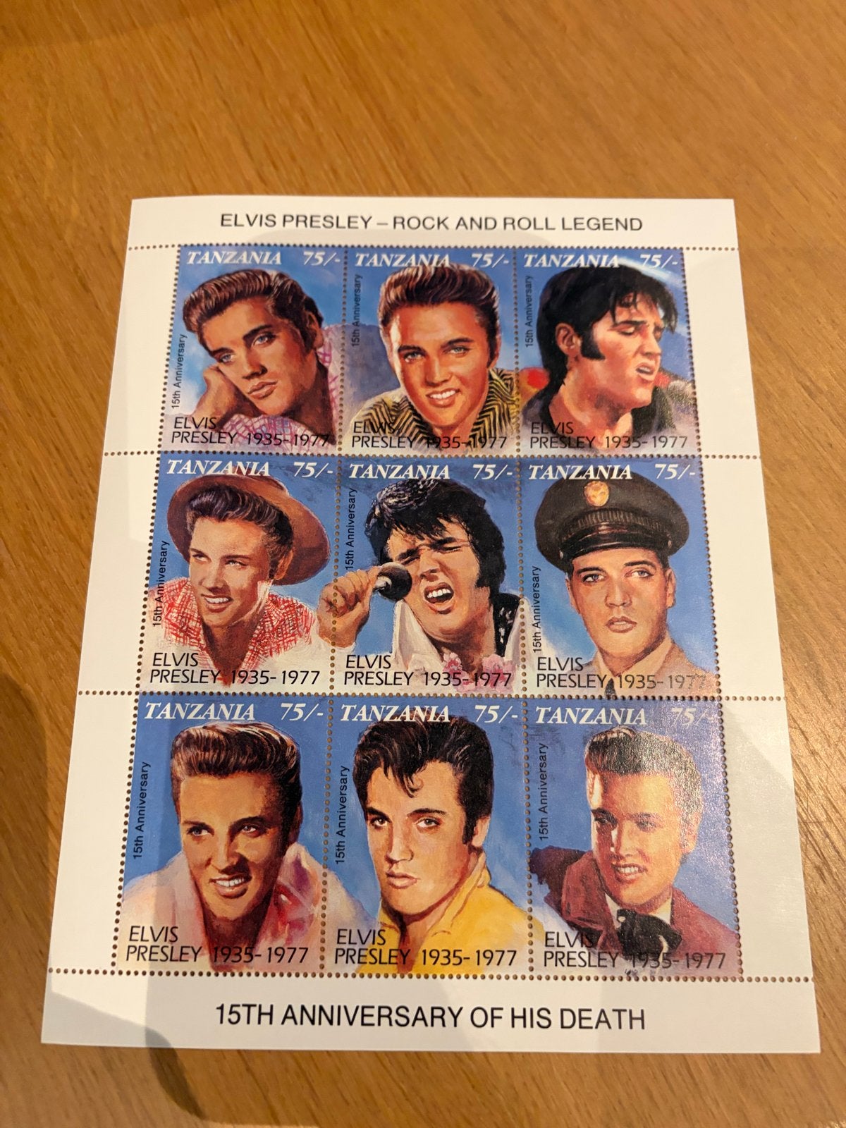Elvis Presley postzegels - 15e sterfdag Tanzania, Postzegels en Munten, Postzegels | Thematische zegels, Ophalen of Verzenden