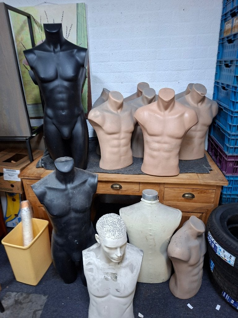 14 stuks mannen torso,s, Ophalen, Zo goed als nieuw, Mens