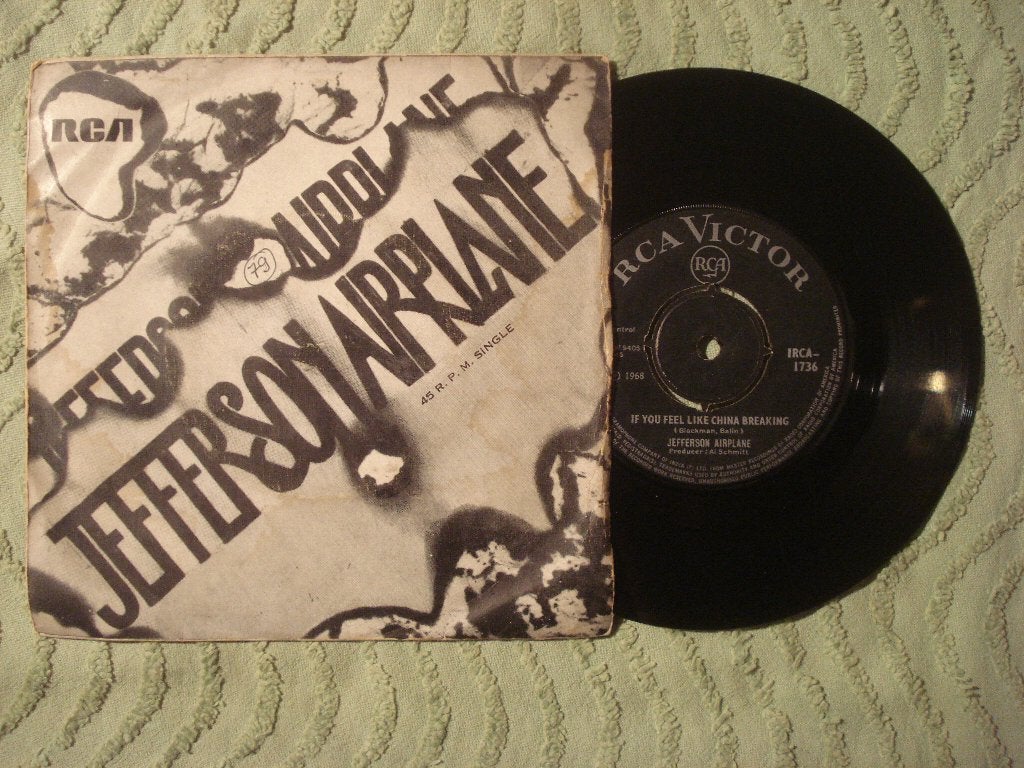 Jefferson Airplane 7" If you feel like china breaking (India, Gebruikt, 7 inch, Import, Ophalen of Verzenden