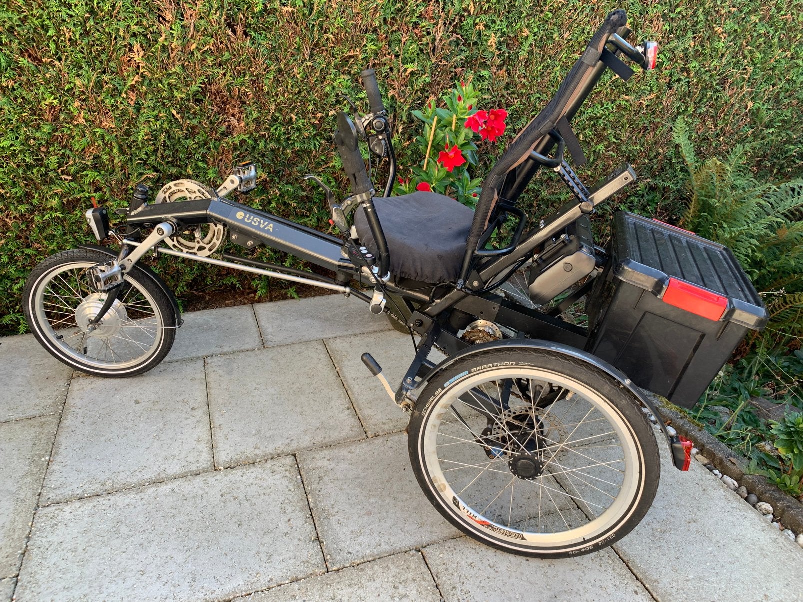 USVA / Sinner Comfort ligfiets met ondersteuning- van Raam, Fietsen en Brommers, Ophalen, Zo goed als nieuw, Overige merken