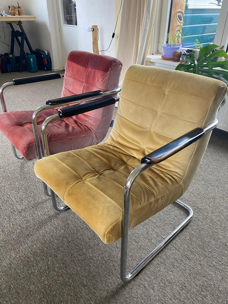 Vintage fauteuils ‘Crack’ serie Machalke, Ophalen of Verzenden