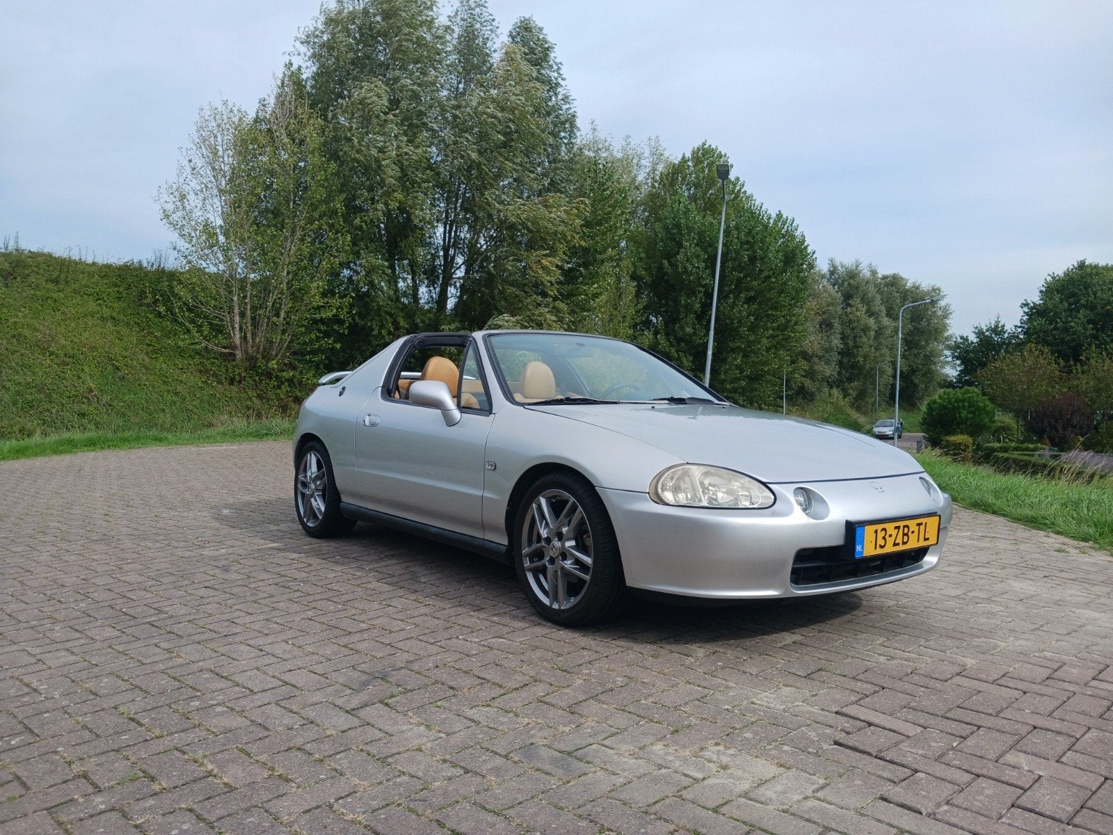 Honda CRX 1.6 Coupe ESI 1996 Grijs, Auto's, Voorwielaandrijving, 1005 kg, 125 pk, 4 cilinders