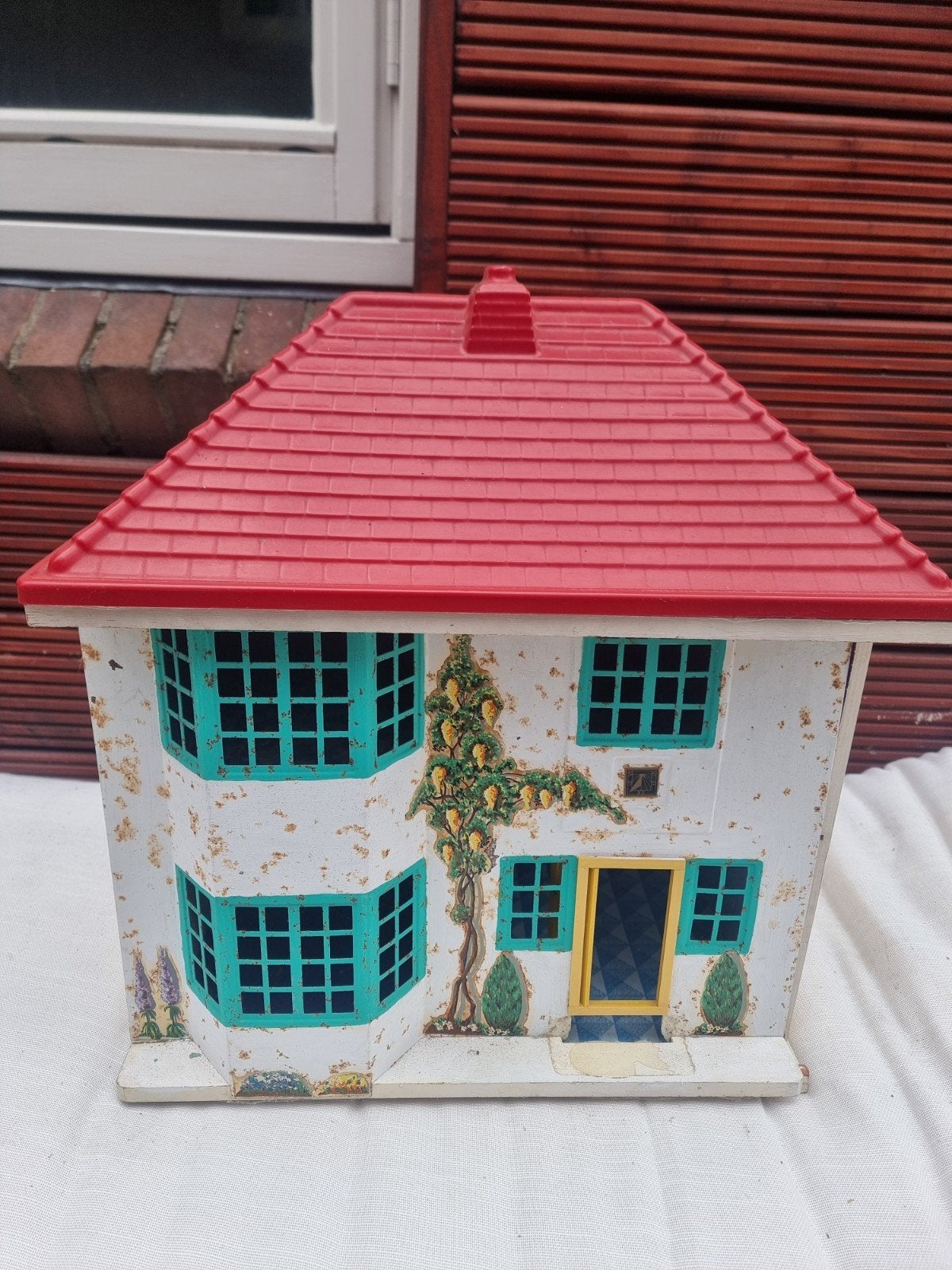 Vintage Tri-ang Poppenhuis (jaren '60, No. 50 type), Ophalen of Verzenden, Gebruikt, Poppenhuis