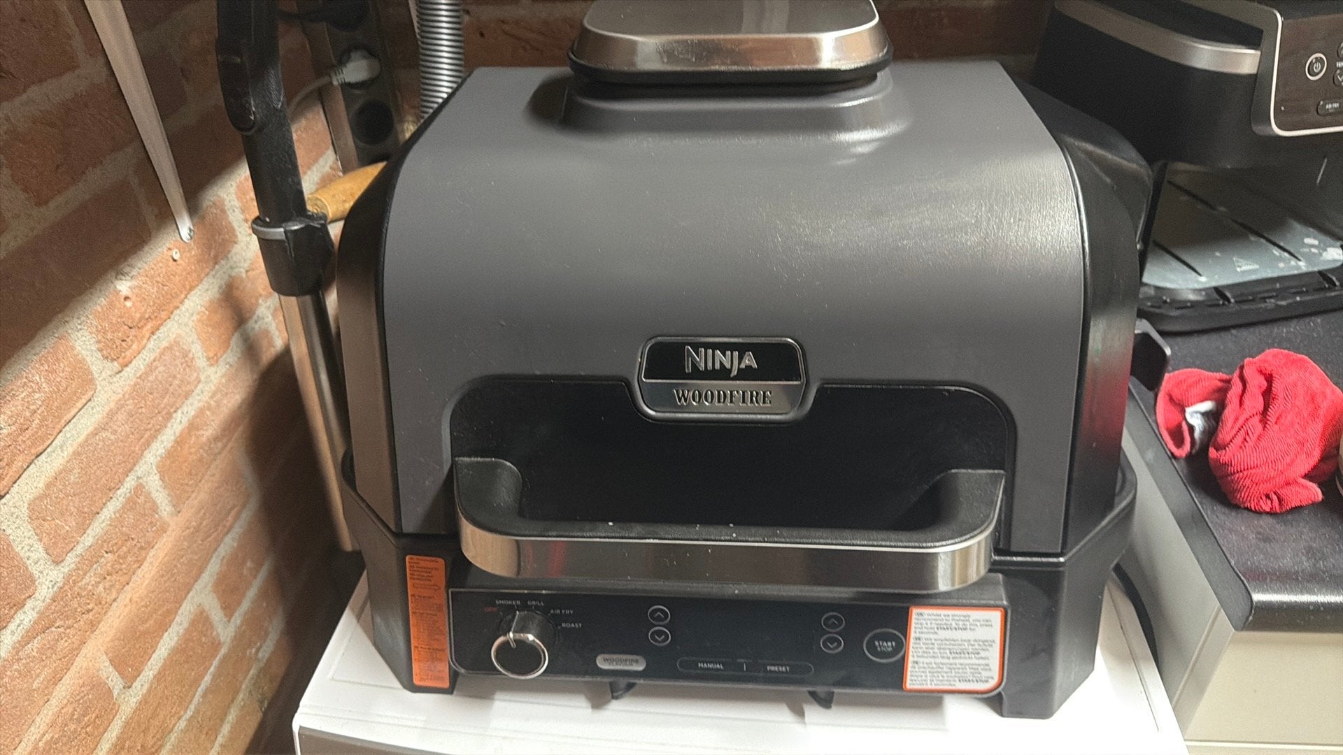 Elektrische barbecue Ninja met toebehoren, Ophalen, Zo goed als nieuw