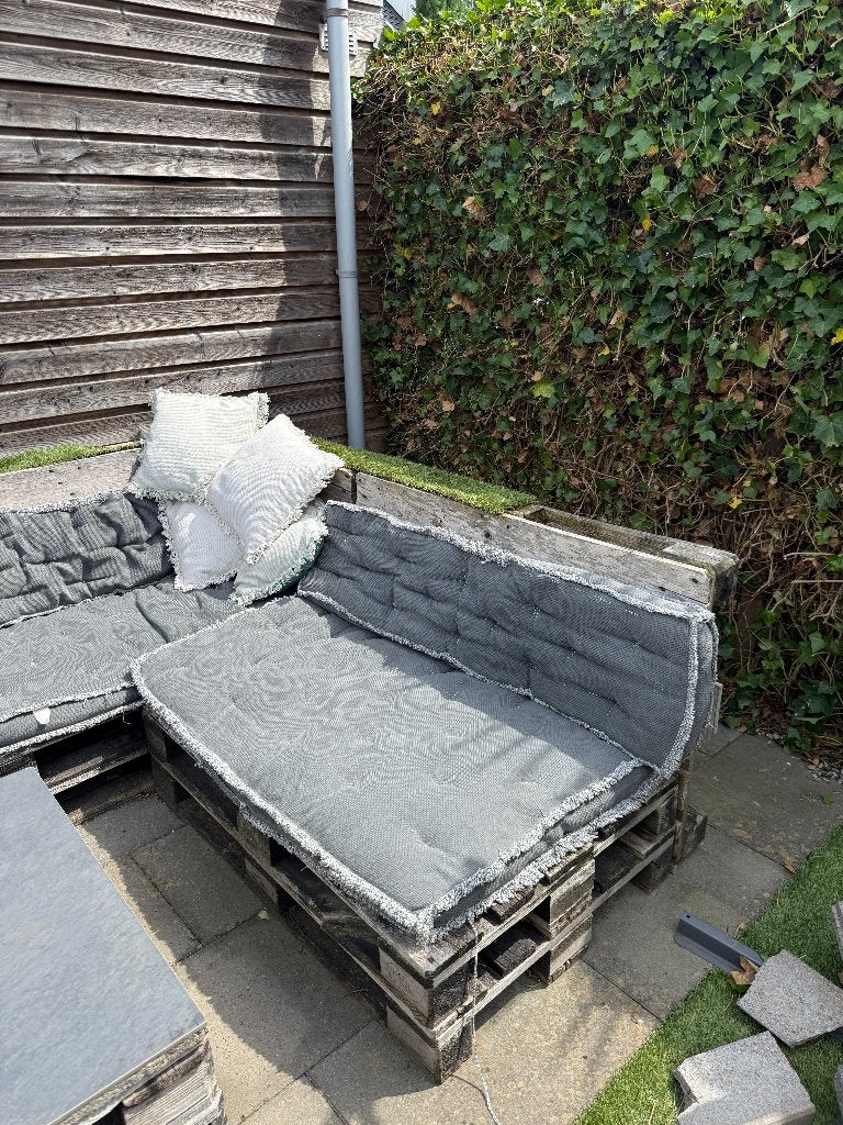 Palletkussens, Ophalen, Zo goed als nieuw