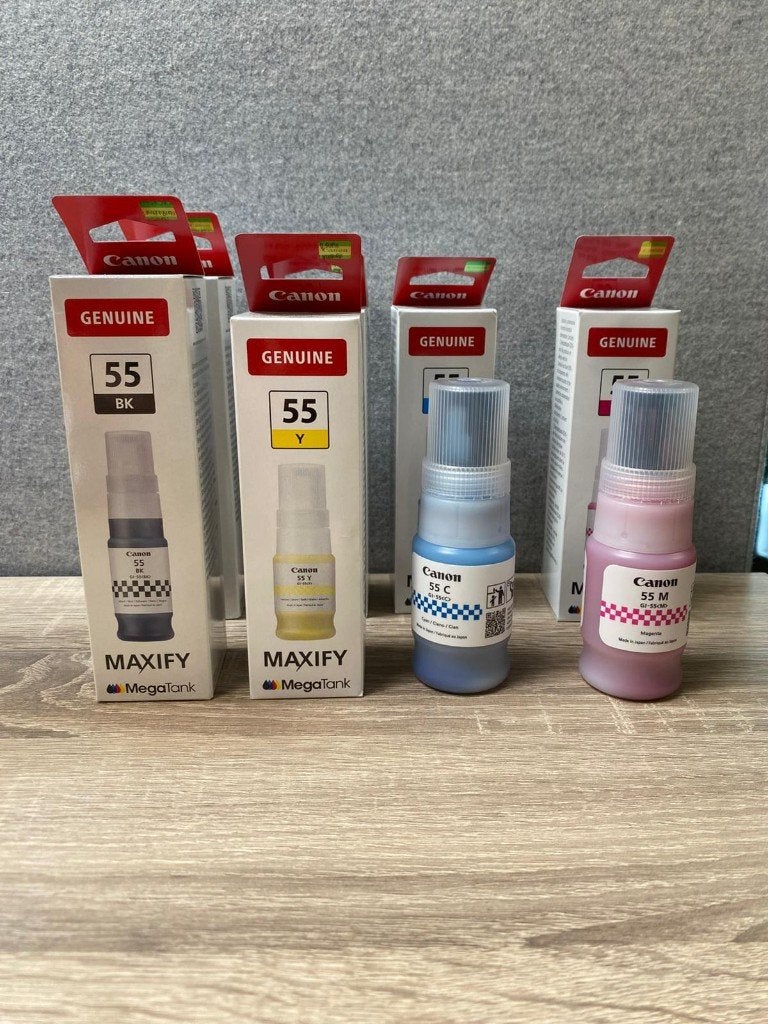 canon, cartridges, maxify gx2050, GI55 serie genuine, Ophalen of Verzenden, Nieuw, Cartridge, Canon