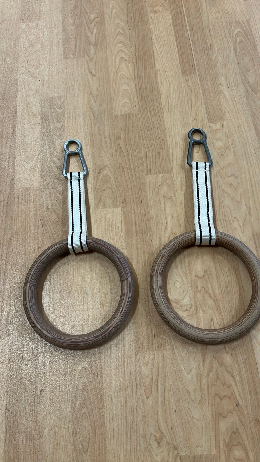 Houten gymnastiekringen - perfect voor krachttraining, Ophalen, Gebruikt, Armen, Overige typen
