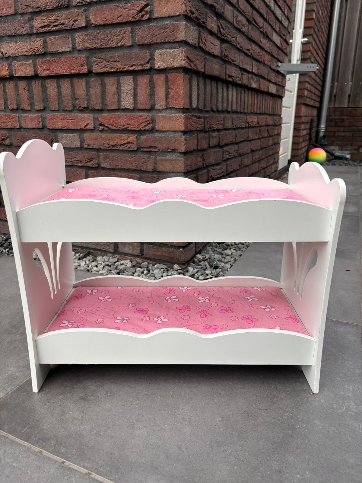 Kidkraft poppenbedje stapelbed roze/wit, Kinderen en Baby's, Ophalen, Gebruikt, Babypop
