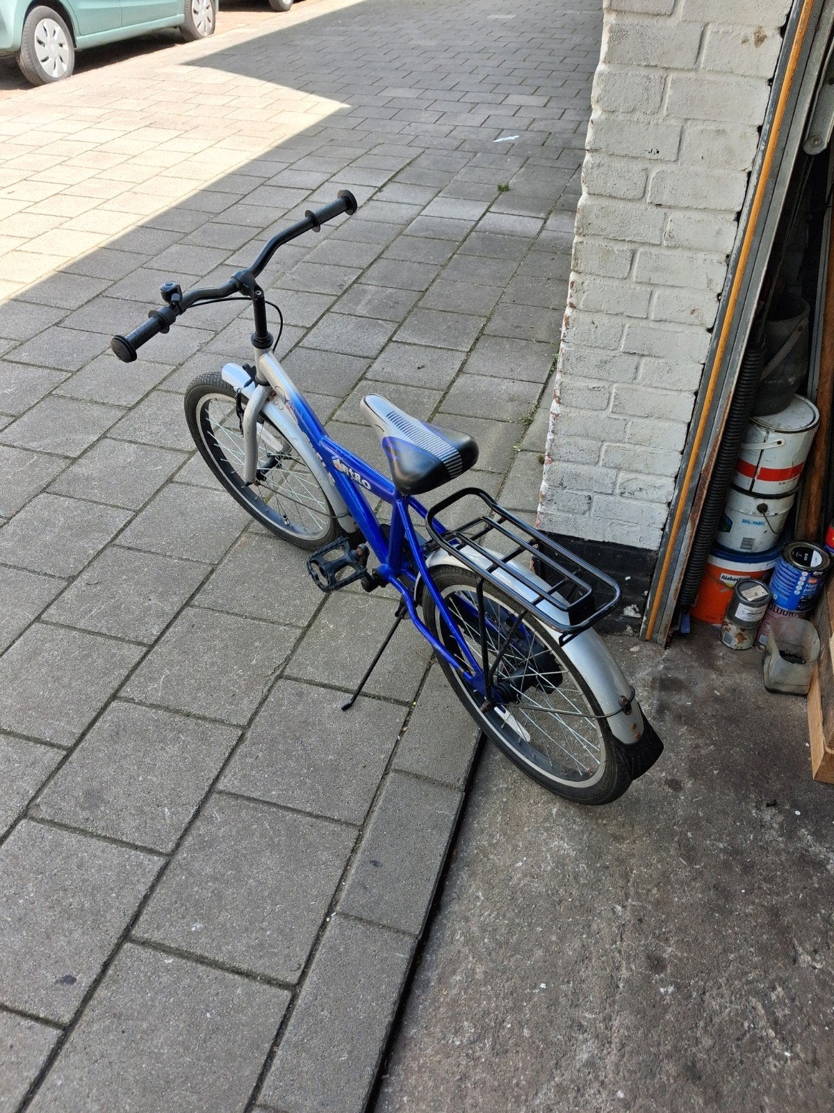Kinderfiets 16 inch, Ophalen, Gebruikt, Terugtraprem, 16 tot 20 inch