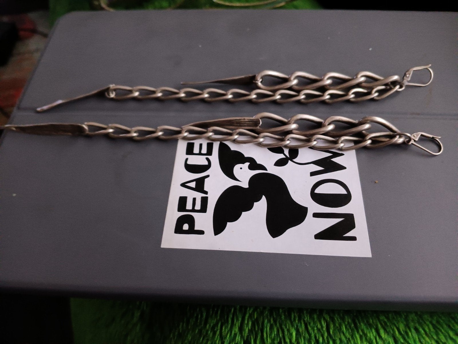 Design oorbellen 19 cm , 925, Hangers, Ophalen of Verzenden, Zo goed als nieuw, Zilver