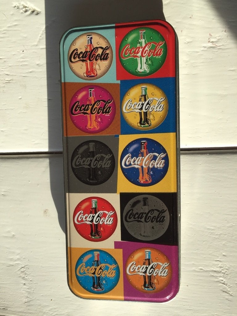 Blikken opbergdoosje van Coca Cola, Ophalen of Verzenden, Zo goed als nieuw