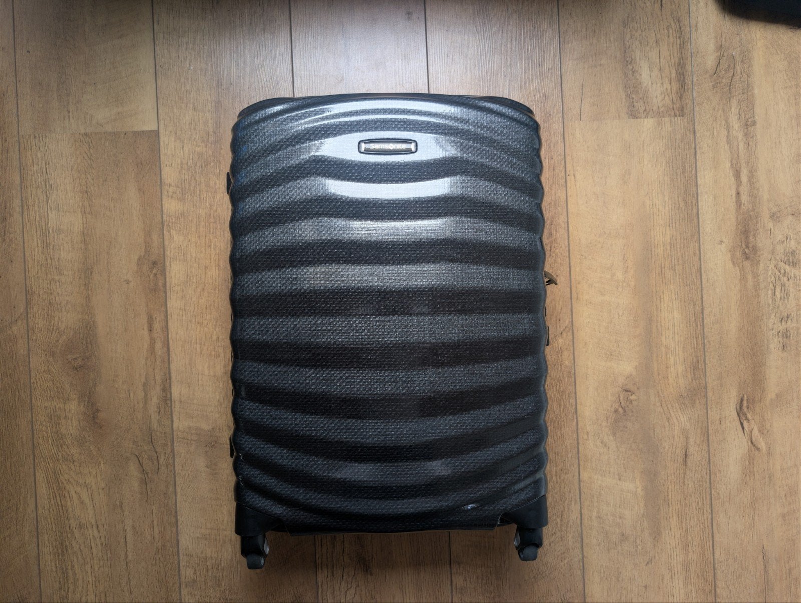 Samsonite Lite-Shock Spinner 55 Zwart, Zwart, Minder dan 35 cm, Ophalen of Verzenden, Zo goed als nieuw