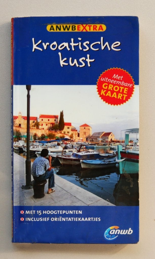 ANWB reisgids - Kroatische kust, Europa, Ophalen of Verzenden, Zo goed als nieuw, Reisgids of -boek