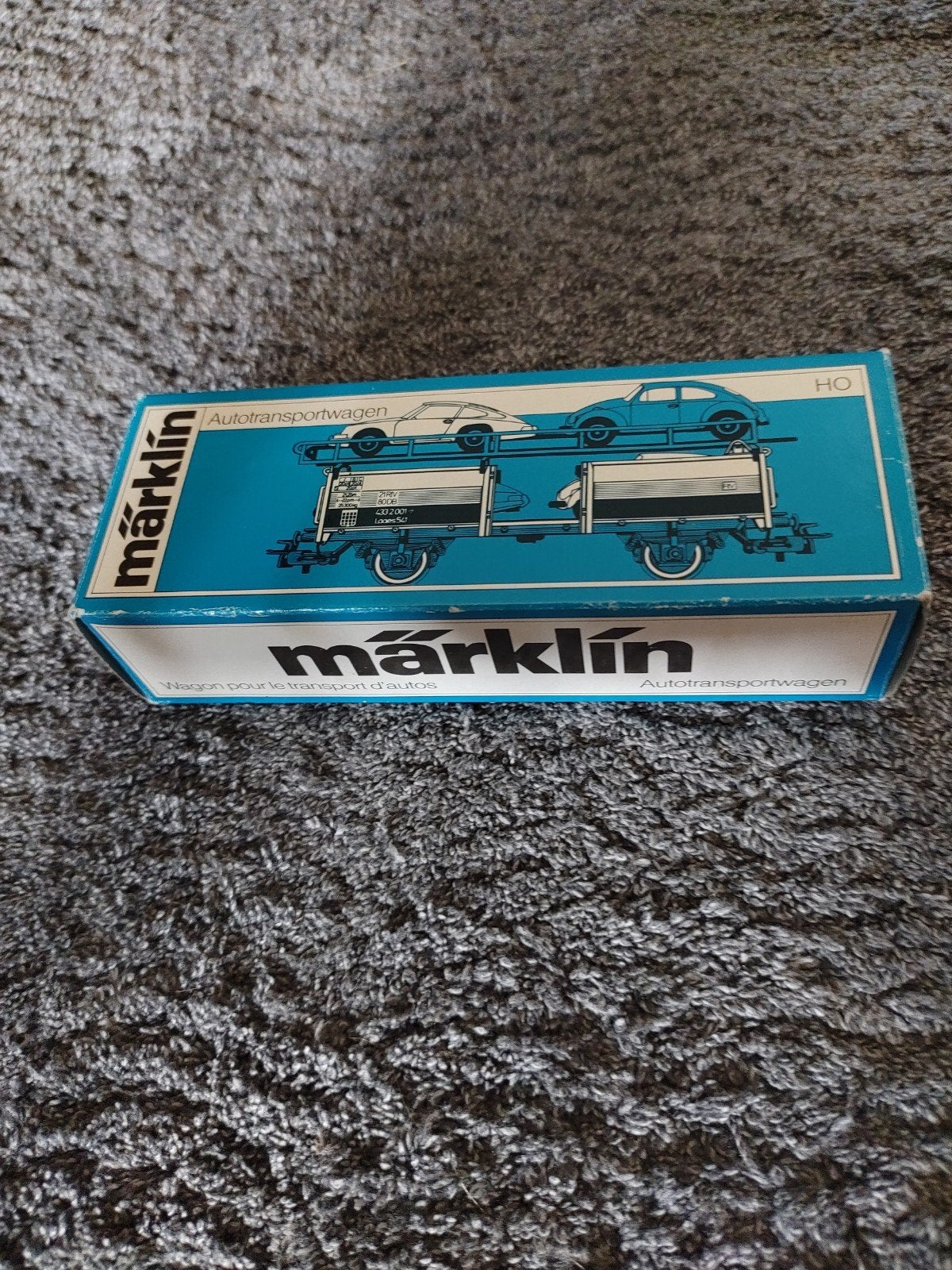Märklin Autotransportwagen HO, Hobby en Vrije tijd, Wisselstroom, Gebruikt, Wagon, Ophalen of Verzenden
