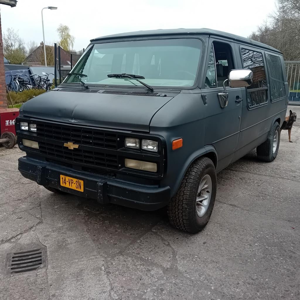 Chevy van opknapper v8 lpg automaat, Auto's, Bedrijf, Te koop