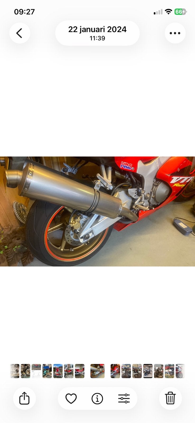 Honda sp1 leovince titanium sbk compleet, Ophalen of Verzenden