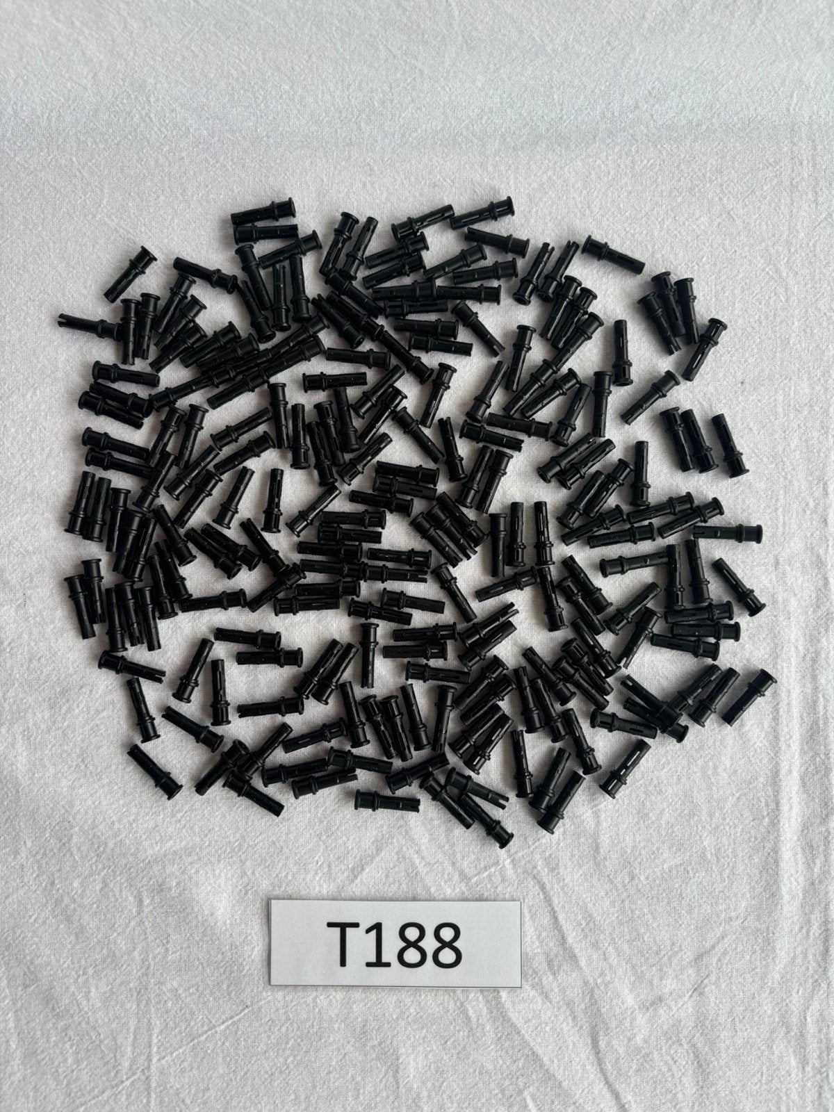 Lego Technic pin 3L met stop zwart - T188, Lego, Lego, Lego, Ophalen of Verzenden