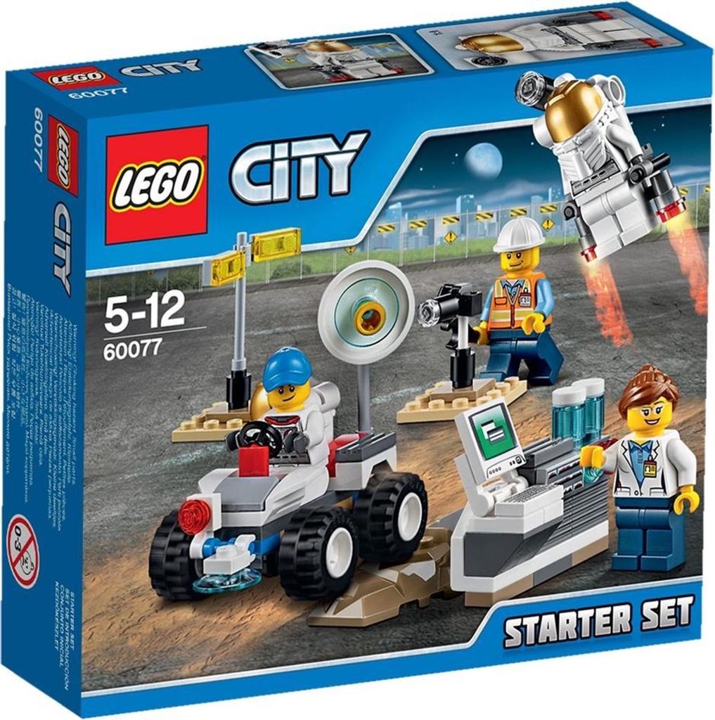 LEGO City 60077 Ruimte Starter Set - Gedeeltelijk Compleet, Inclusief minifiguren, Lego, Ophalen of Verzenden, Complete set