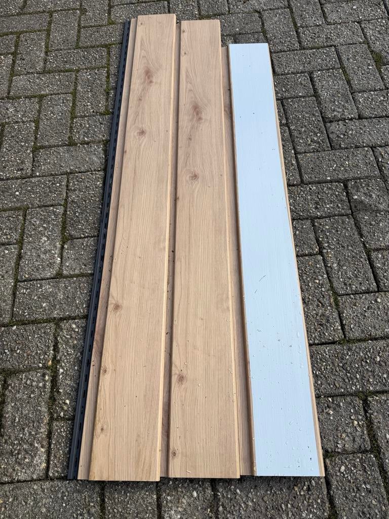 Kunststof gevelplanken, Doe-het-zelf en Verbouw, Platen en Panelen, Ophalen, Zo goed als nieuw, Overige materialen, Minder dan 20 mm