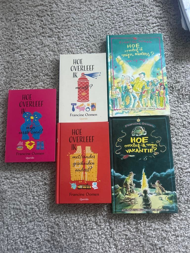 Hoe Overleef Ik... Boekenreeks van Francine Oomen, Boeken, Ophalen of Verzenden, Gelezen, Fictie