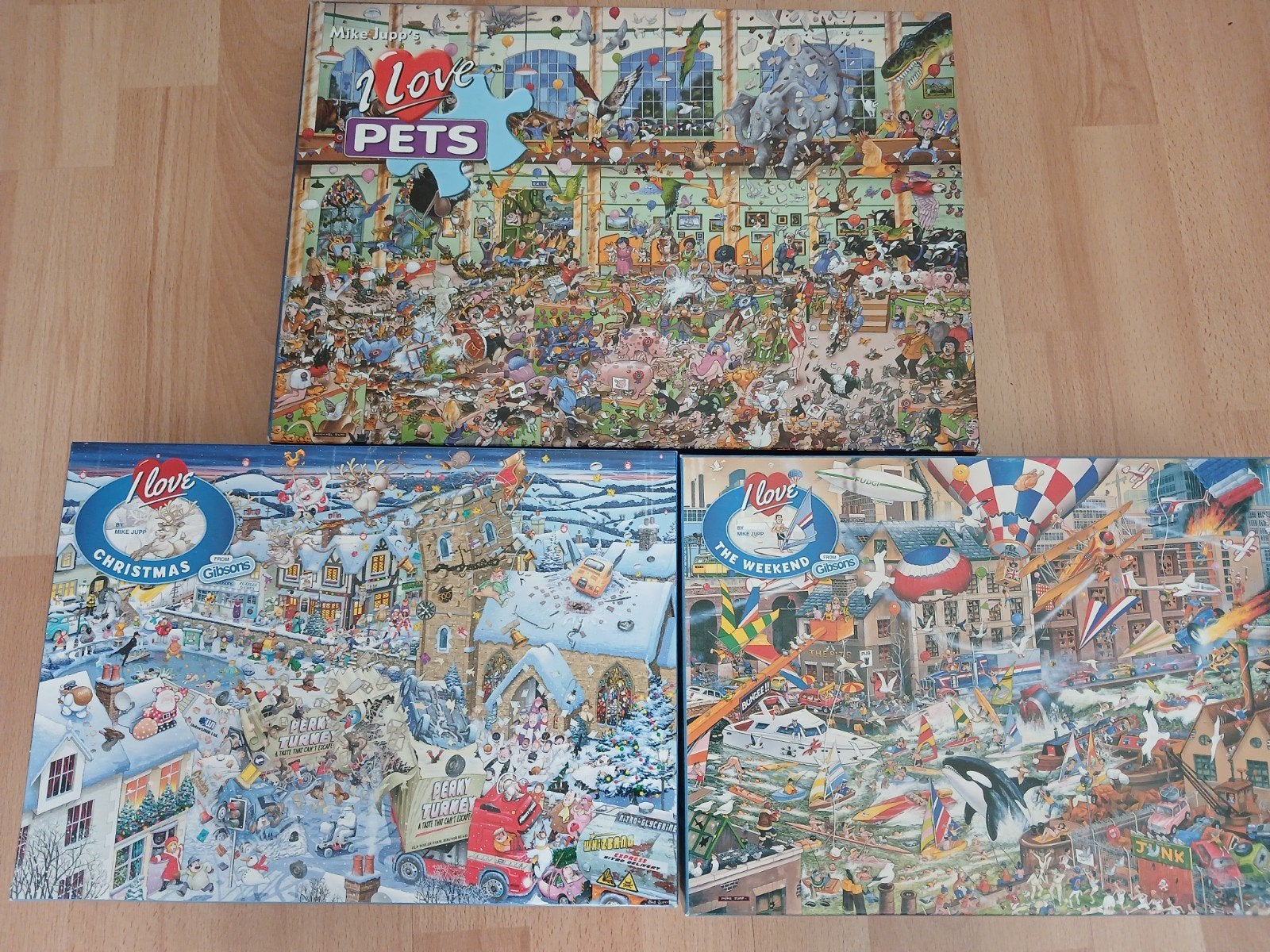 gibsons puzzels 1000 stukjes, Ophalen, 500 t/m 1500 stukjes, Zo goed als nieuw