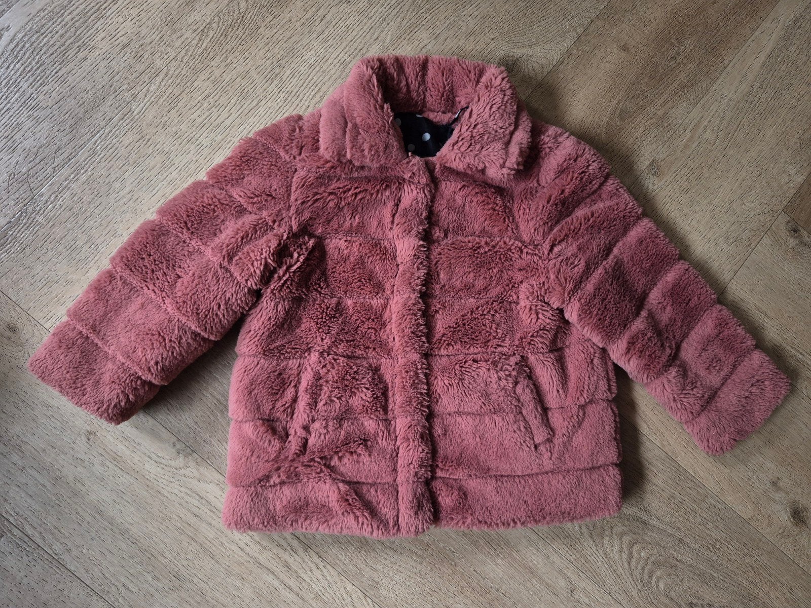Winterjas meisje maat 98-104, Kinderen en Baby's, Meisje, Ophalen of Verzenden, Zo goed als nieuw, Hema