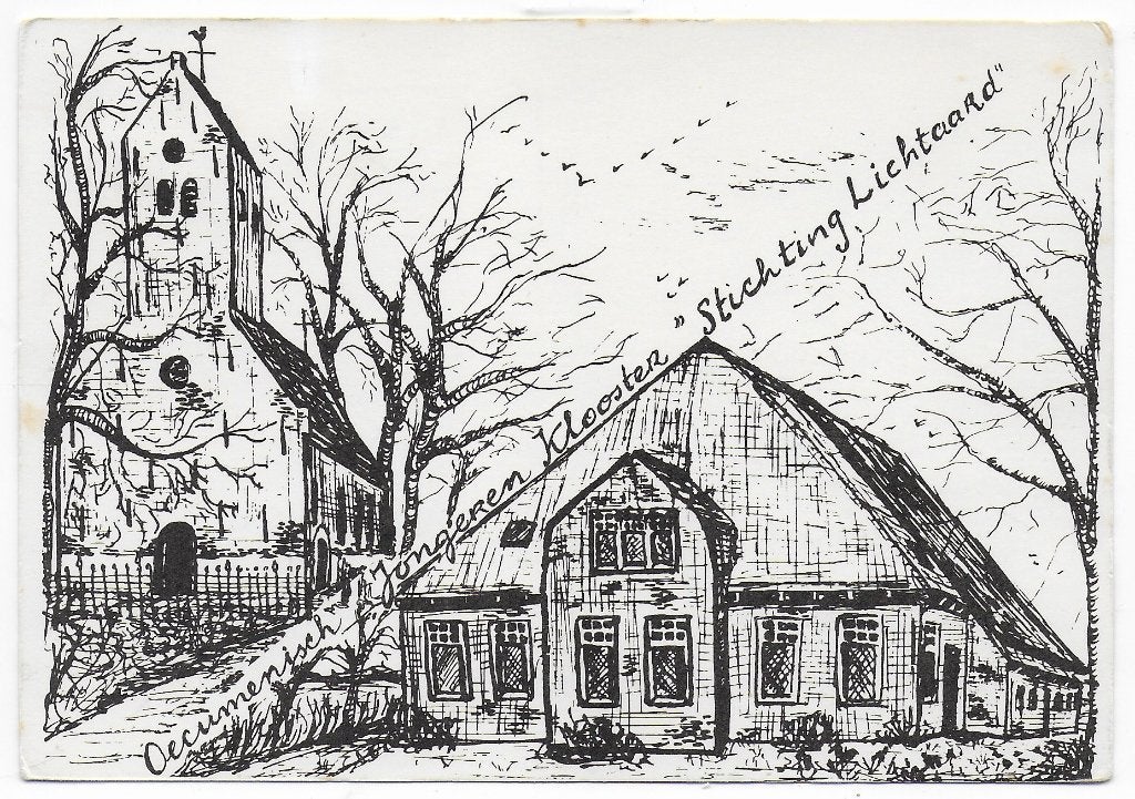 Friesland Stichting Lichtaard ansichtkaart (B7874), Ophalen of Verzenden, 1980 tot heden, Gelopen, Friesland