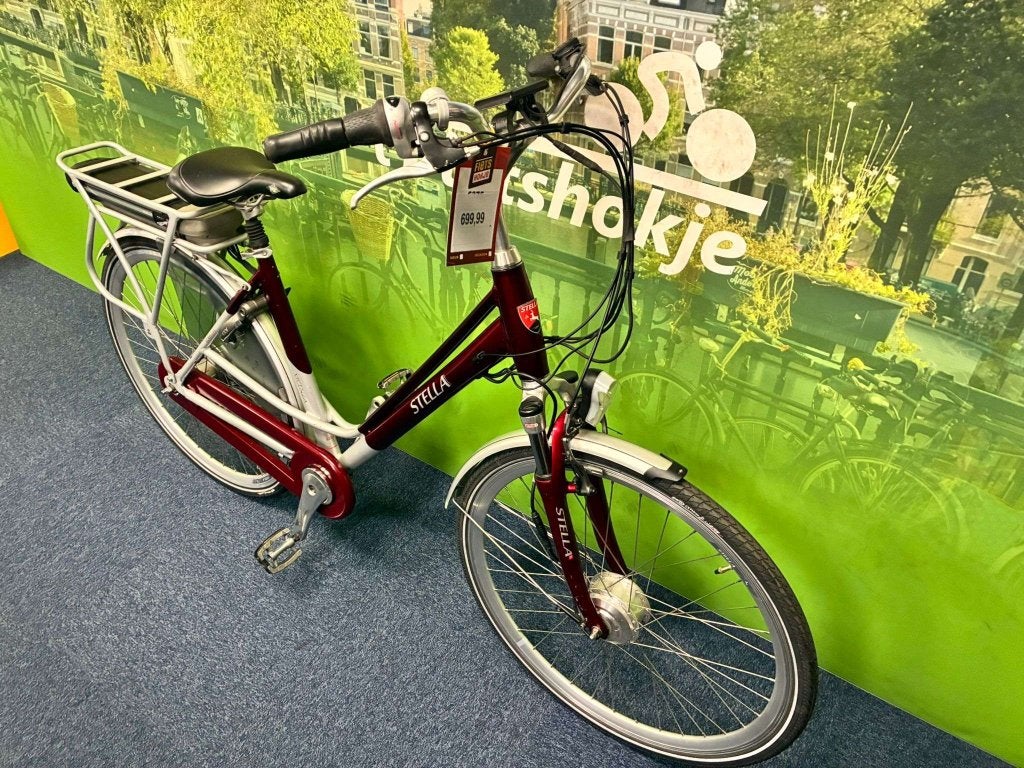 Fietshokje Raaks : Stella Vicenza Damesfiets Rood 53cm, Overige merken, Raaks Fietsen, Versnellingen, Ophalen of Verzenden