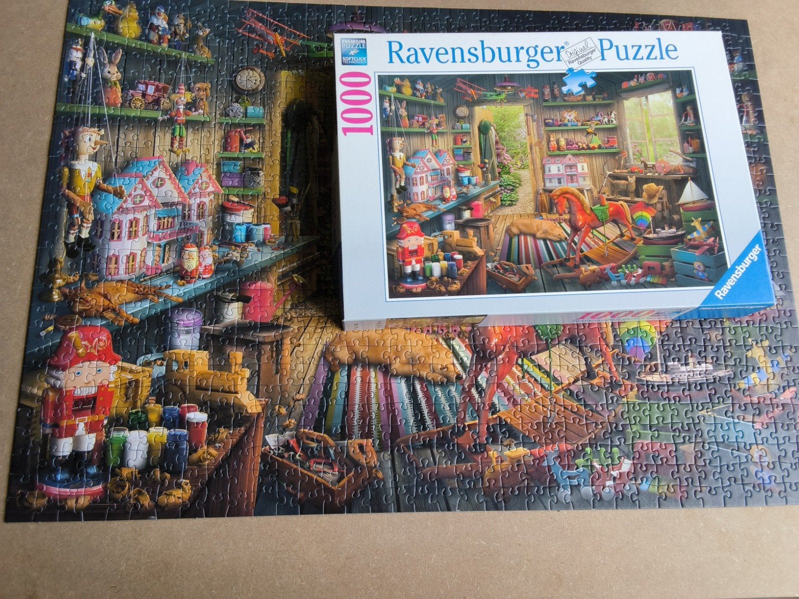 Ravensburger Legpuzzel 1000 stukjes - De Speelgoedwinkel, Ophalen of Verzenden, 500 t/m 1500 stukjes, Zo goed als nieuw, Legpuzzel