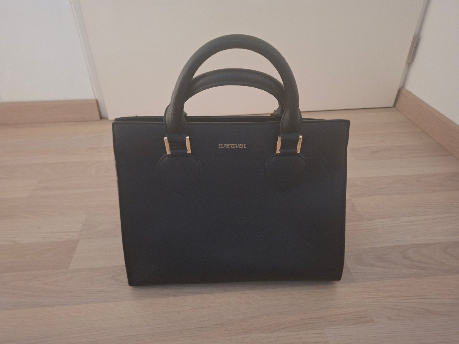 Zwarte handtas Supertrash (nieuw), Ophalen of Verzenden, Nieuw, Zwart, Handtas