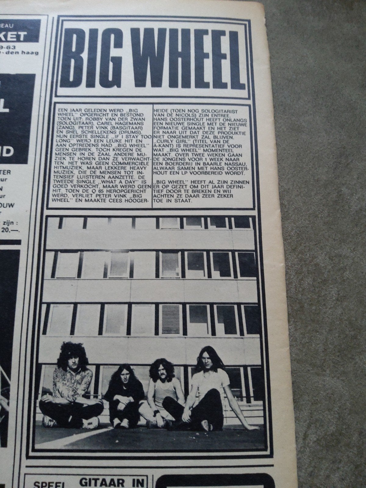 Big Wheel:  met o.a.  Peter Vink, Ophalen of Verzenden